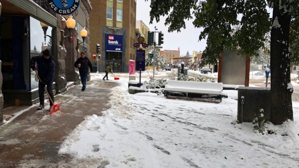 Снег в Америке