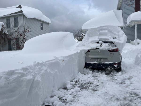 Сильный снегопад