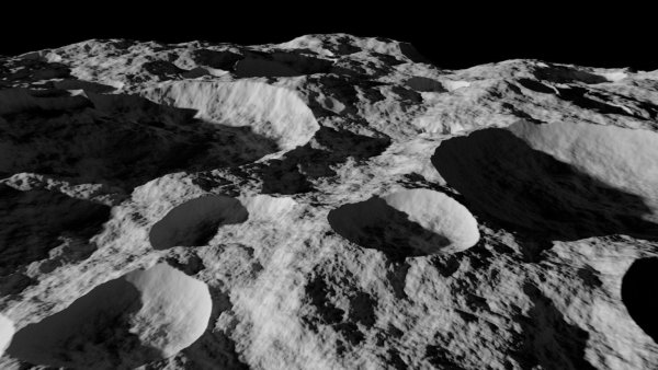 Луна рельеф поверхности