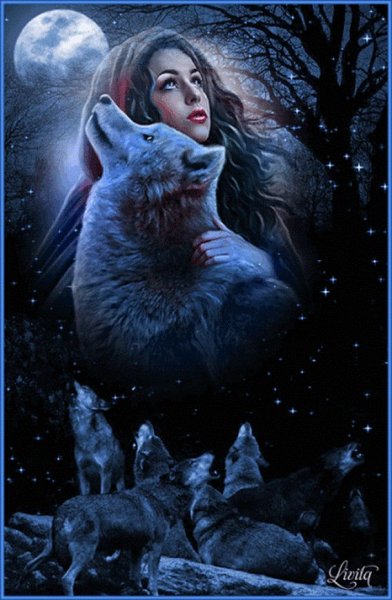 Девушка оборотень