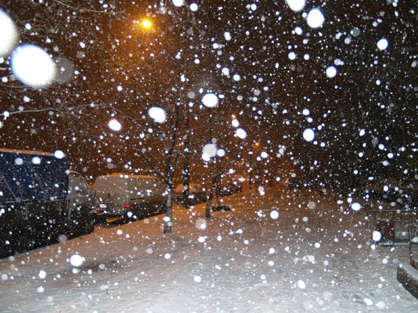 Хлопья снега