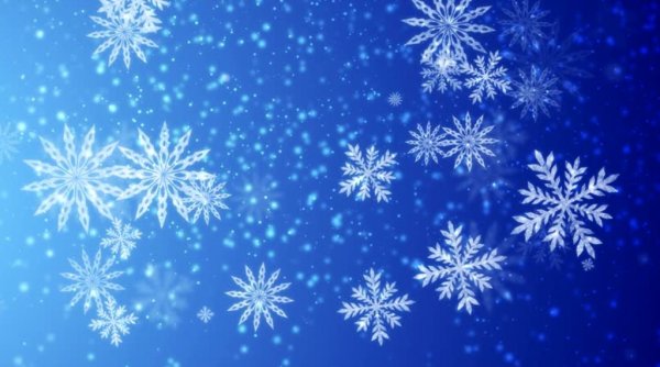 Снежинки кружатся