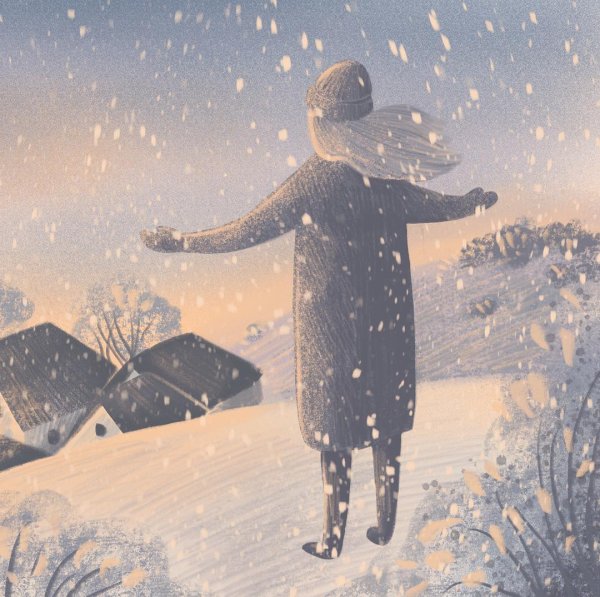 Снегопад люди