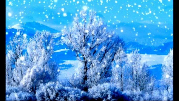 Зима Зимушка зима снег идет