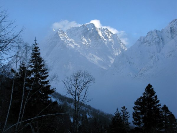 Горы Кавказа Домбай Ульген