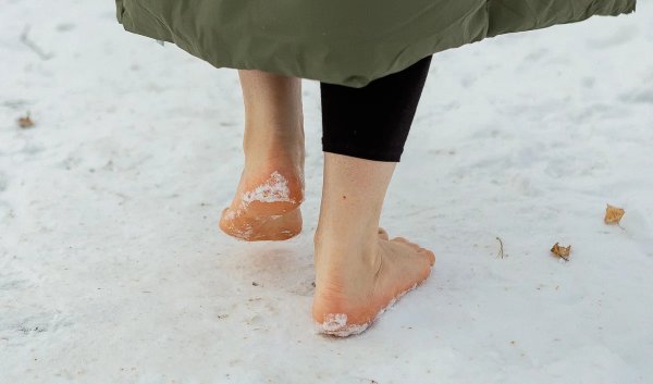 Босиком по снегу