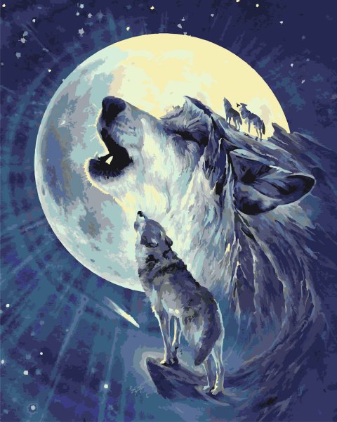 Волк и Луна
