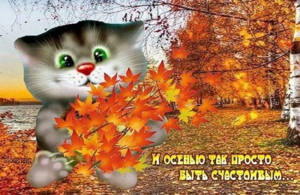 Теплой осени и хорошего настроения