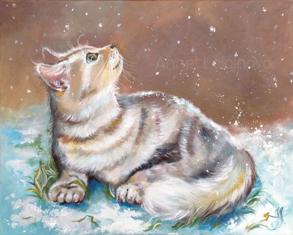 Аннет Логинова кот Снежное