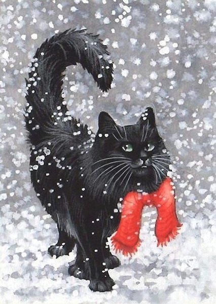 Ирина Гармашова зимние коты