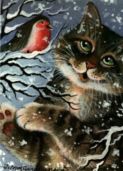 Юрий Коваль Снегири и коты