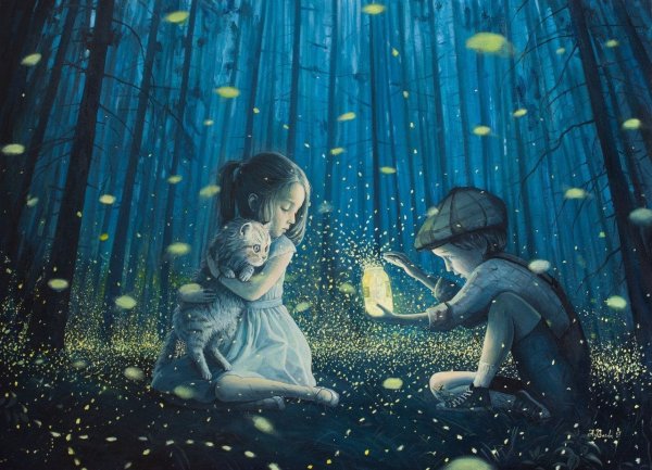 Adrian Borda Луна картины