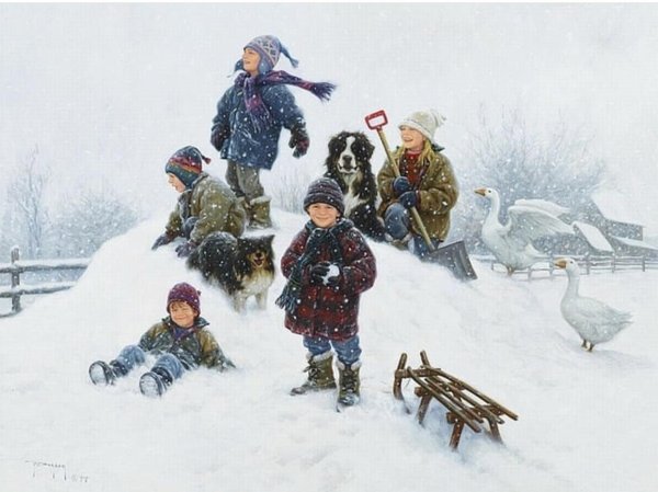 Роберт Дункан художник зимние