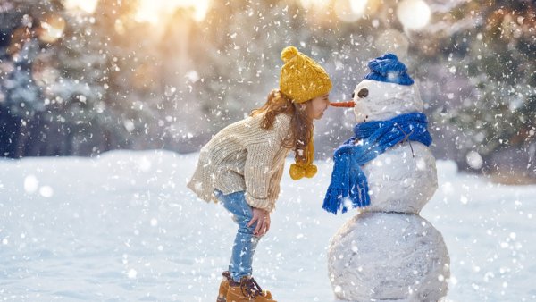 Зима снежки