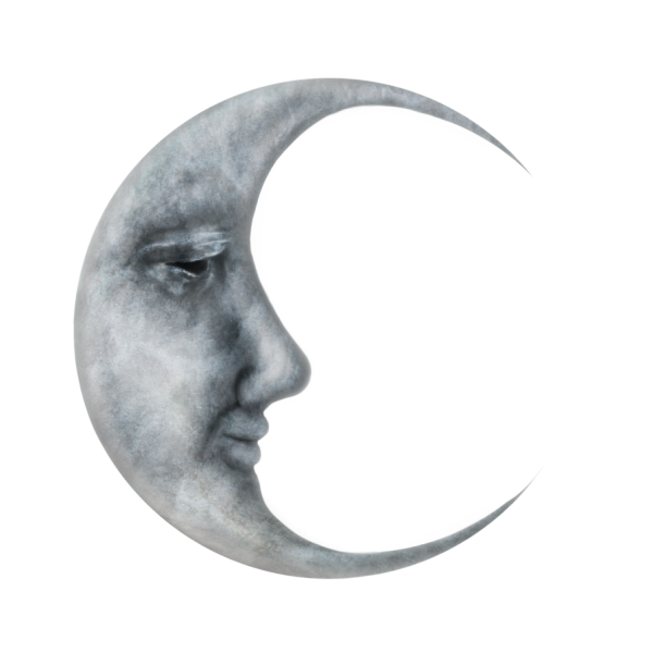 Луна на прозрачном фоне