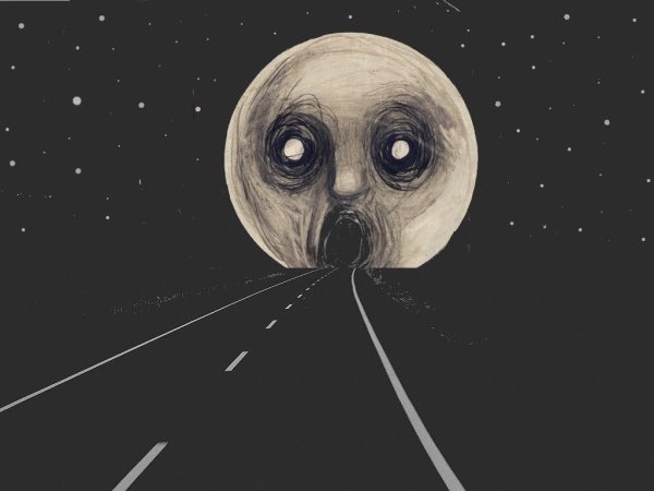 Страшная Луна с лицом