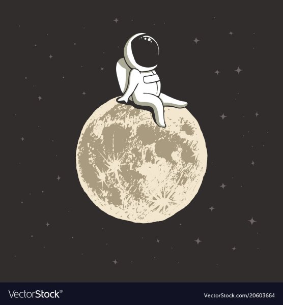 Космонавт ЧИЛИТ на Луне