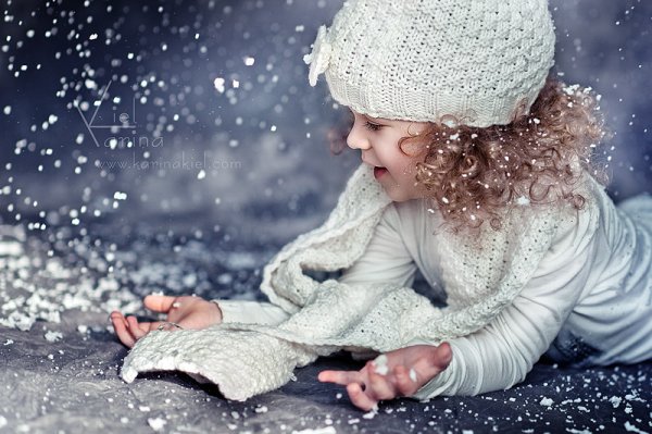 Дети счастье зима