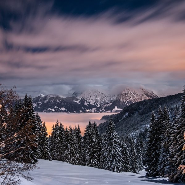 Фон для планшета зима