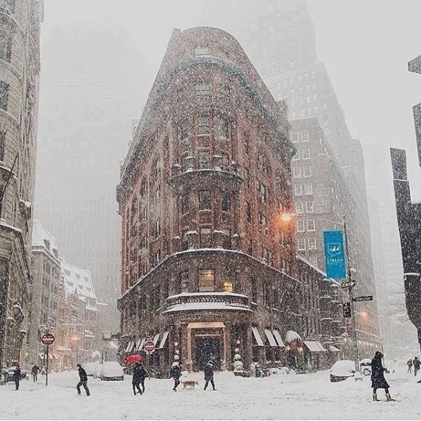Флэтайрон-Билдинг зима