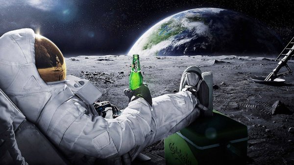 Carlsberg космос космонавт