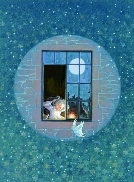 . Художник : Arlene Graston в ночь лунное