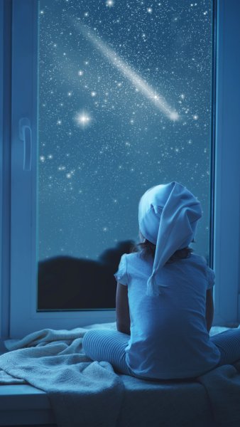 Окно ночь звезды