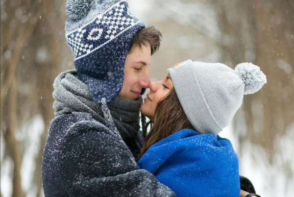 Влюбленные зима