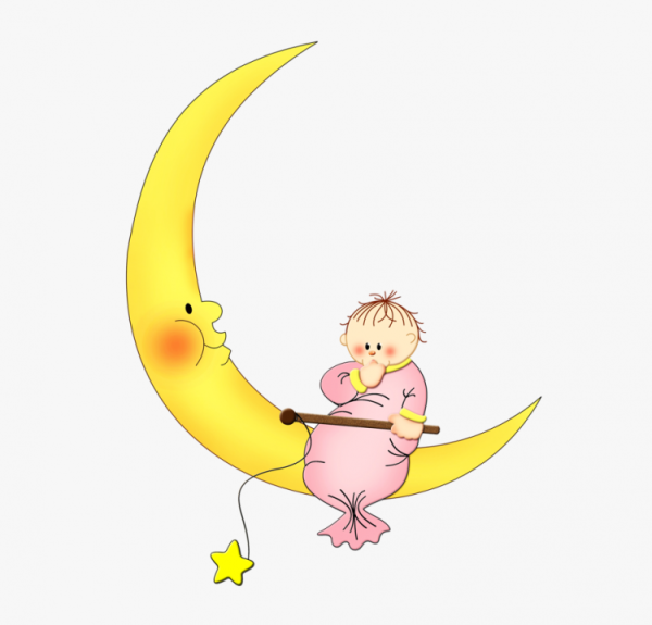 Месяц мультяшный