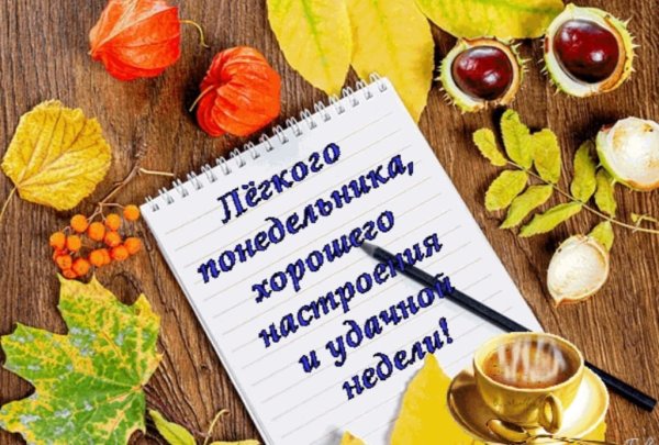Доброе осеннее утро понедельника
