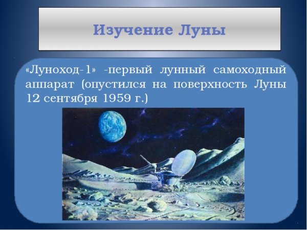 Доклад на тему Луна