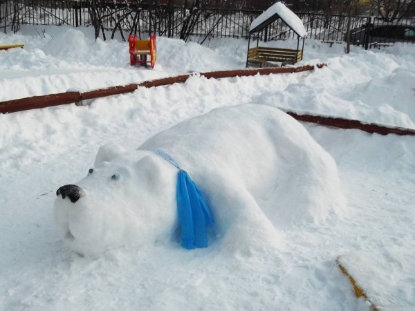 Постройки из снега