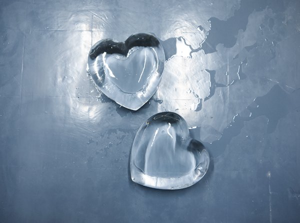 Сердечко из льда