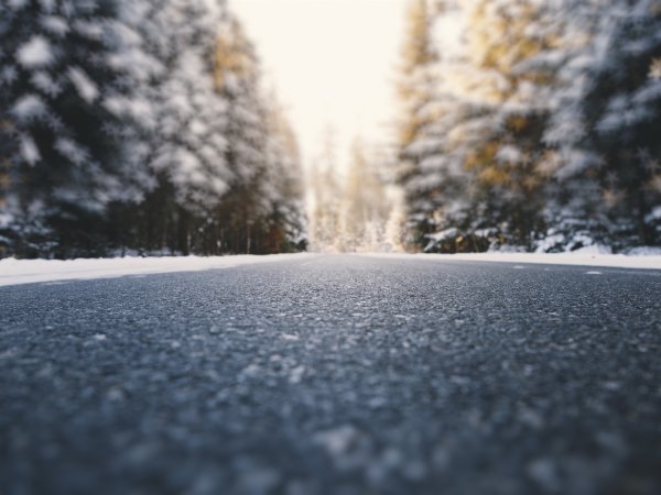 Размытый снег