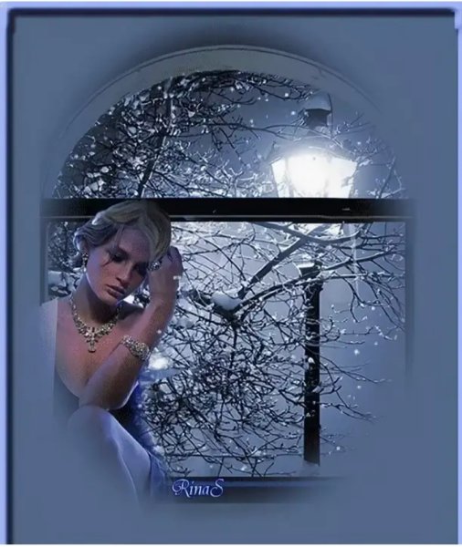 Зима постучалась в окошко