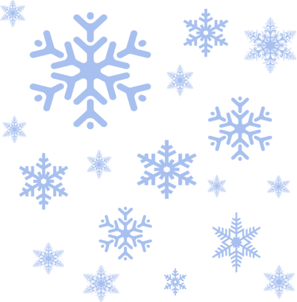 Мелкие снежинки