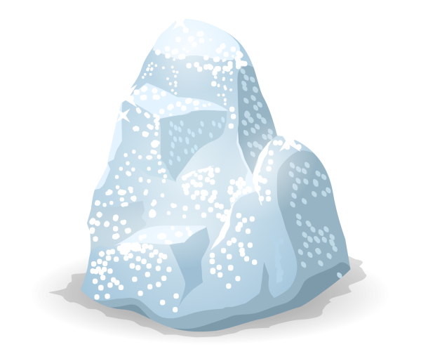 Сугроб мультяшный