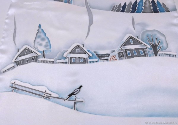 Снег да снег всю избу занесло