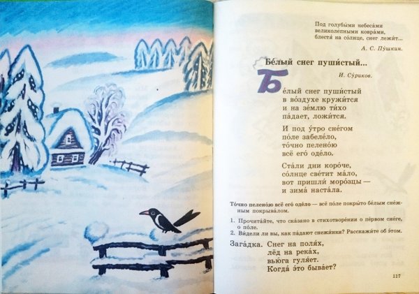 Иллюстрация к стихотворению первый снег