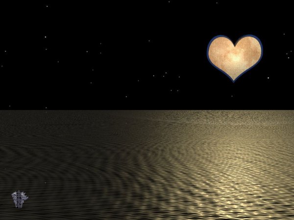 Сердце в ночном небе