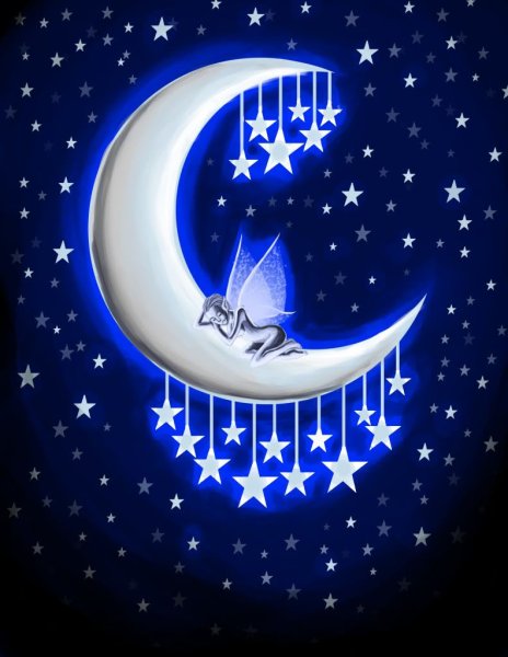 Спокойной ночи месяц