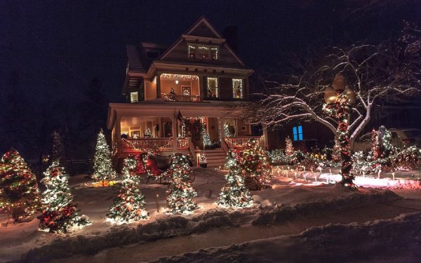 Новогодний домик