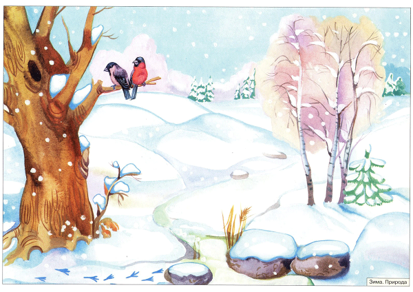 Зимний лес для детей в детском саду