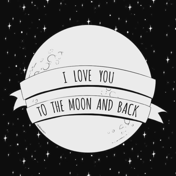 Люблю тебя до Луны и обратно