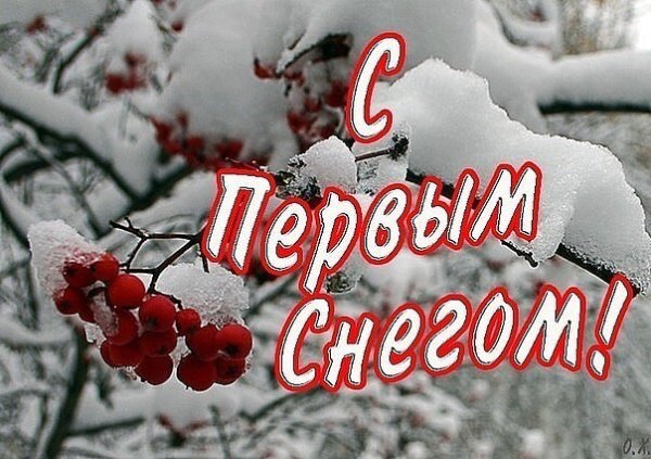 Открытки с первым снегом