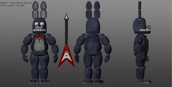 Бонни ФНАФ 3 В полный рост