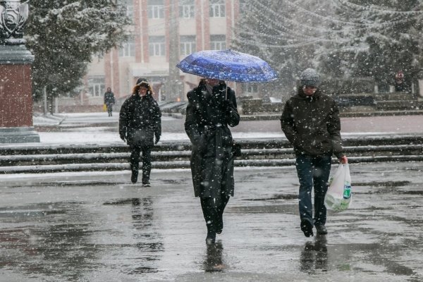 Сильный снег