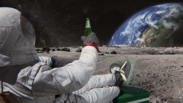 Космонавт Carlsberg