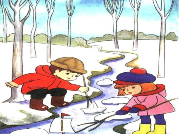 Весна ручейки дети