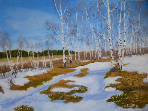 Весенняя Проталинка Левитана